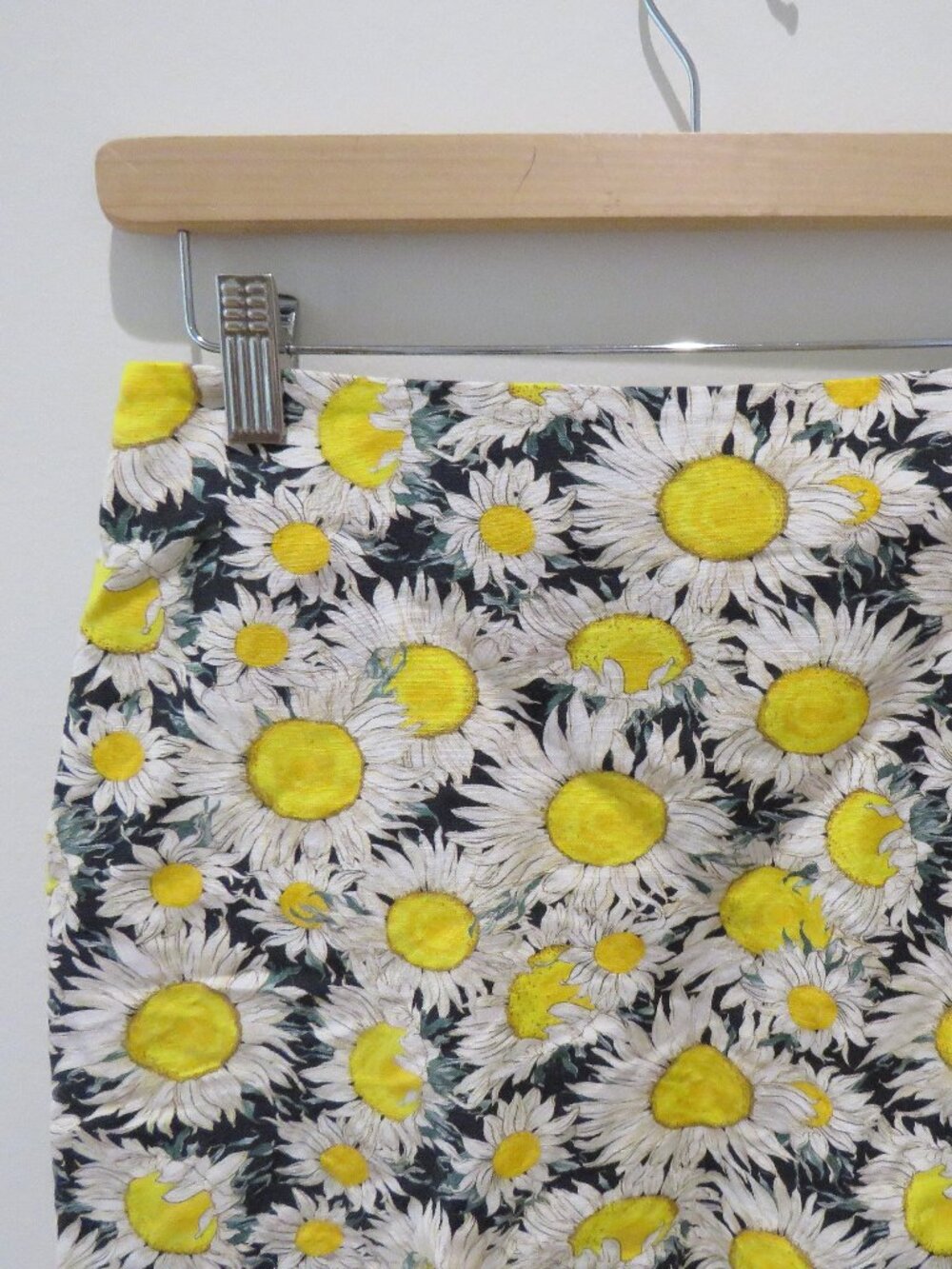& OTHER STORIES Linen Blend Sunflower Mini Skirt US 6 Coquette Boho Summer Y2K - Picture 5 of 13